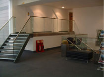 straight staircase with a lateral stringer  Canal Engineering Ltd
