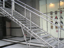 straight staircase with a lateral stringer  OZONE OVERSEAS LTD.