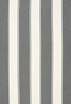 striped fabric CANNES AWNING STRIPE OXFORD GREY F. SCHUMACHER & CO.