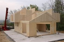 structural glued solid wood panel (PEFC certified)  HMS Bausysteme
