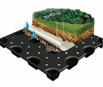 studded draining sheet (green roofs drainage) WINDIDRAIN PONTAROLO ENGINEERING
