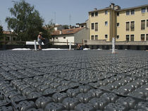 studded draining sheet (green roofs drainage) DRAINROOF H6  GEOPLAST