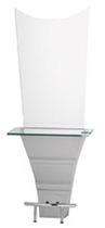 styling unit for hairdressers BRASIL ACB MOBILIARIO MET&Aacute;LICO
