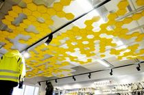 suspended ceiling tile made by recycled materials  Traullit Dekor