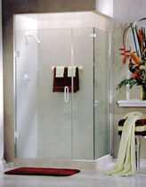 swing shower screen PL93 HEAVY GLASS SERIES Alumax Bath Enclosures