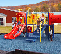 synthetic floor for playgrounds shredded rubber GameTime