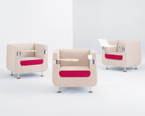 tablet armchair HUSH by David Ritch & Mark Saffell Arcadia Contract