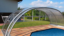 telescopic high pool enclosure TROPEA NEO Alukov HZ