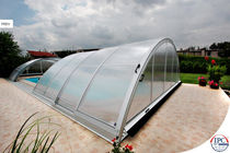 telescopic high pool enclosure UNIVERSE NEO Alukov HZ