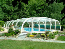 telescopic high pool enclosure IRIDE A. DI ARCOBALENO