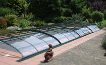 telescopic low pool enclosure VISION UNIPOOL