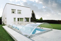 telescopic low pool enclosure G-LINE G4 UND G5 AURA