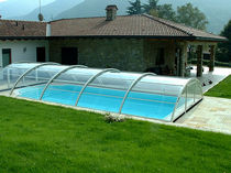telescopic mid-high pool enclosure ARCO A. DI ARCOBALENO