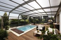telescopic wall pool enclosure VENEZIA "INTEGRA" PARADISO INTERNATIONAL