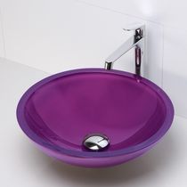 tempered glass counter top washbasin 1019T  Deco Lav