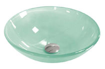 tempered glass counter top washbasin MURANO ROUSSEAU