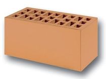 terracotta cellular insulating block (horizontal cells) MATTONE COMUNE DOPPIO UNI FBM Fornaci Briziarelli Marsciano