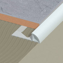 tile edge trim in aluminium (round)  DINAC
