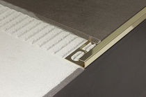 tile edge trim in brass CERFIX&reg; PROANGLE Q PROFILPAS