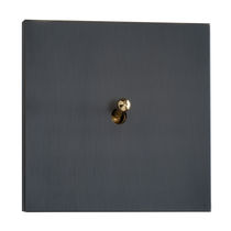 toggle light switch with metal finishing SYDNEY : BRONZE LUXONOV