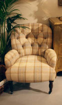 traditional armchair with casters  HANBEL
