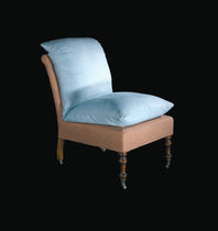 traditional armchair with casters CUSHION William Yeoward