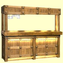 traditional bar cabinet  Port&oacute;n Cl&aacute;sico