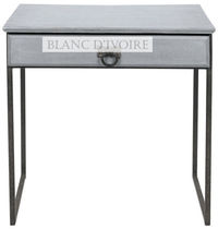 traditional bed-side table ANDREA BLANC D'IVOIRE