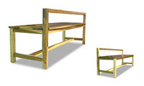 traditional bench SERRANO Costantini Design
