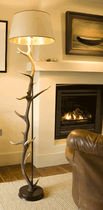 traditional bronze floor lamp F0543  THE ORIGINAL BOOK WORKS