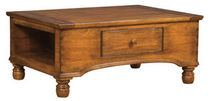 traditional coffee table with storage  NICHOLS & STONE