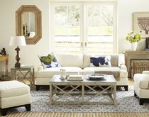 traditional coffee table ZINC TOPPED  Williams Sonoma Home