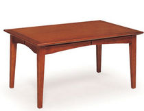 traditional commercial wooden coffee table BROADCAST by Chesser Schacht Design JOFCO