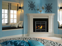 traditional corner fireplace (gas closed hearth) SLIM LINE SL-350TRS  HEAT & GLO