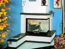 traditional corner fireplace (wood-burning closed hearth ) VENERE italiakalor