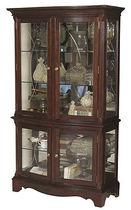 traditional display case CURIO CHINA Broyhill