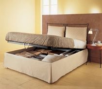 traditional double bed with storage base BOX  ROCCHETTI