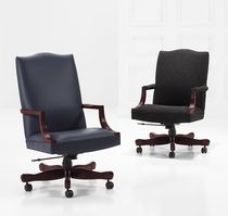 traditional executive leather armchair MARTHA WASHINGTON WHITEHALL FURNITURE
