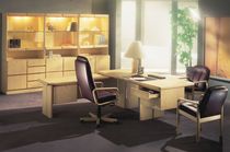 traditional executive wooden office desk COMMODORE ASH dyrlund