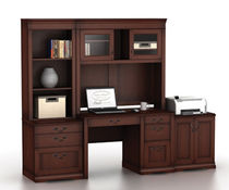 traditional executive wooden office desk SONNET BUSH INDUSTRIES