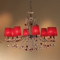 traditional fabric chandelier C-390/8 COPENLAMP