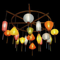 traditional fabric chandelier P-254 WINONA LIGHTING