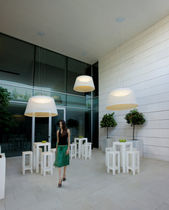 traditional fabric pendant lamp WIND 4076 by Jordi Vilardell VIBIA