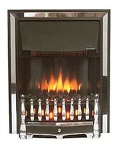 traditional fireplace (electric closed hearth) DORSET 2 BLACK CHROME Broseley Fires