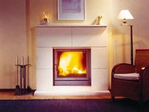 traditional fireplace (wood-burning closed hearth ) ROMA Flam