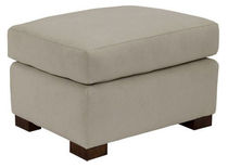 traditional footstool SUEDE Broyhill