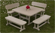 traditional garden bench POLYWOOD Outdoor Comforts