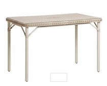 traditional garden table in resin wicker 1608 KOK MAISON