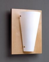 traditional glass wall light STRUT SEMI by Torbj&ouml;rn Eliasson BLOND