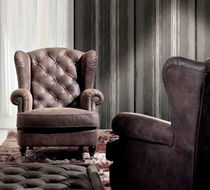 traditional leather armchair KELLY Cava